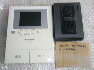  Panasonic intercom VL-MV36 VL-V566 pair simple check only becomes.④