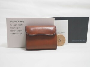 ワイルドスワンズ フルグレインブライドル ENO ダークステイン WILDSWANS FULL GRAIN BRIDLE ENO DARK STAIN レザー 財布 三つ折り