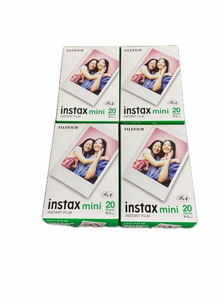 チェキ用フィルム instax mini（2パック）INSTAX MINI JP2 ４箱セット　80枚　　まとめ売り