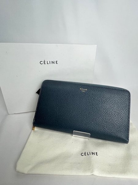 CELINE セリーヌ ラージジップウォレット ラウンドファスナー 長財布 レディース