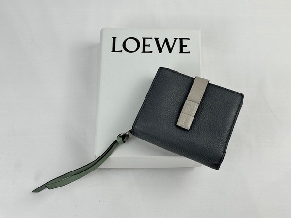 LOEWE ロエベ/バーティカルウォレット/折り畳み財布/コンパクトウォレット/レディース