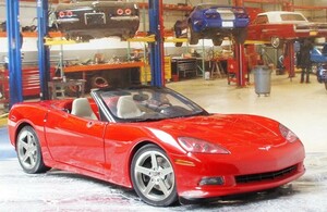 オートアート 1/18 2005 シボレー コルベット C6 コンバーチブル 6代目 前期型 赤 ジャンク 部品取り Chevrolet Chevy Corvette 送料無料
