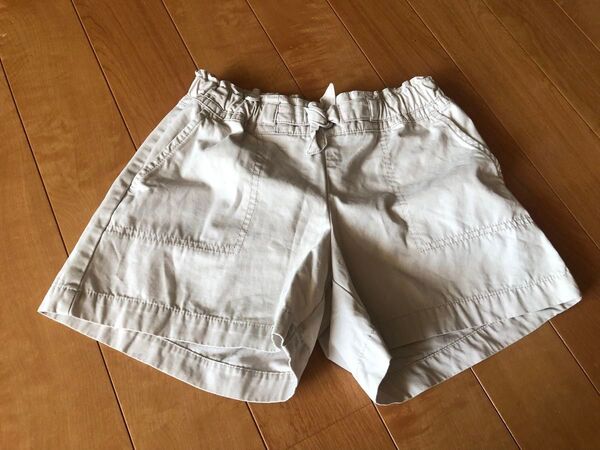 GAP キッズ 140 ショートパンツ 女の子 アイボリー ユニクロ