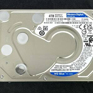 【送料無料】★ 4TB ★ WD40NPZZ【使用時間：1262ｈ】　2021年製　良品　Western Digital Blue　2.5インチ内蔵HDD/15mm/SATA600/5400