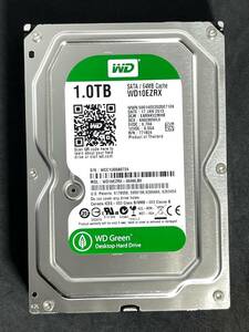【送料無料】　★ 1TB ★　WD Green　/　WD10EZRX 　【使用時間： 10 ｈ】　新品同様　Western Digital Green　3.5インチ 内蔵HDD　