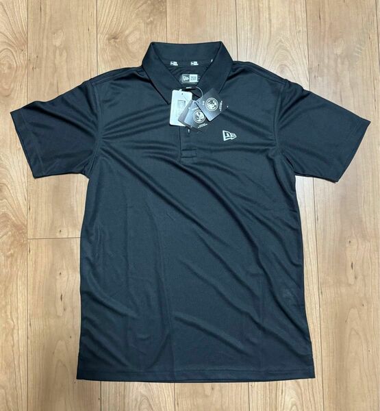 【新品】ニューエラ NEW ERA ポロシャツ 黒 ゴルフウェア