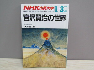 MU-0852 NHK市民大学 1988年1月-3月期 宮沢賢治の世界 天沢退二郎 日本放送出版協会 本 