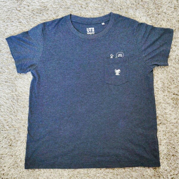 XL／UNIQLO　レディース　UT　トップス Tシャツ　半袖　ネイビー　紺