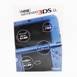 任天堂 Nintendo Newニンテンドー3DSLL メタリックブルー 新品 未使用 未通電 A2402467