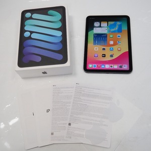 Th963741 アップル iPad mini (第6世代) Wi-Fiモデル 64GB スペースグレイ MK7M3VC/A タブレット 本体 Apple 良好・中古
