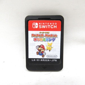 KR55827 任天堂 ゲームソフト スイッチ用ゲームソフト ペーパーマリオ オリガミキング Nintendo Switch Nintendo 中古