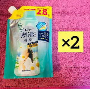 【2袋セット】レノア 煮沸レベル消臭　抗菌ビーズ　部屋干し用　花とおひさまの香り