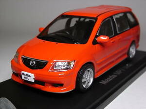 マツダ MPV(2002) 1/43 アシェット ダイキャストミニカー 国産名車コレクション