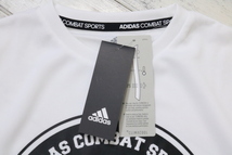 ホワイトＭ【新品】☆アディダス　コンバット：CLIMACOOL　吸汗速乾　Ｔシャツ　ADIDAS/CLIMACOOL/スポーツ/キックボクシング/柔道/格闘技_画像7