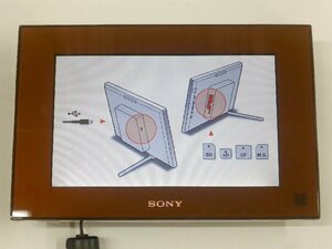 [USED* long-term keeping goods ]SONY/ Sony S-Frame Brown digital photo frame DPF-D70