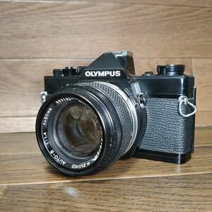 シャッターきれました【 １円 スタート 】オリンパス OLYMPUS OM1 50mm 1：1.4 1眼レフ 35mm フィルム カメラ マニュアル フォーカス