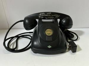 1951 year Showa era 26 year Oki Electric OKI black telephone 4 number C also electro- type telephone machine .-96 number analogue Showa Retro that time thing J/ Vintage antique antique /QH