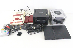 ゲーム本体まとめ SONY SCPH-7000 Play Station2 PS2 Nintendo Gamecube DOL-001 ゲームキューブ 日本国内専用 HVC-002 003IFHIB99