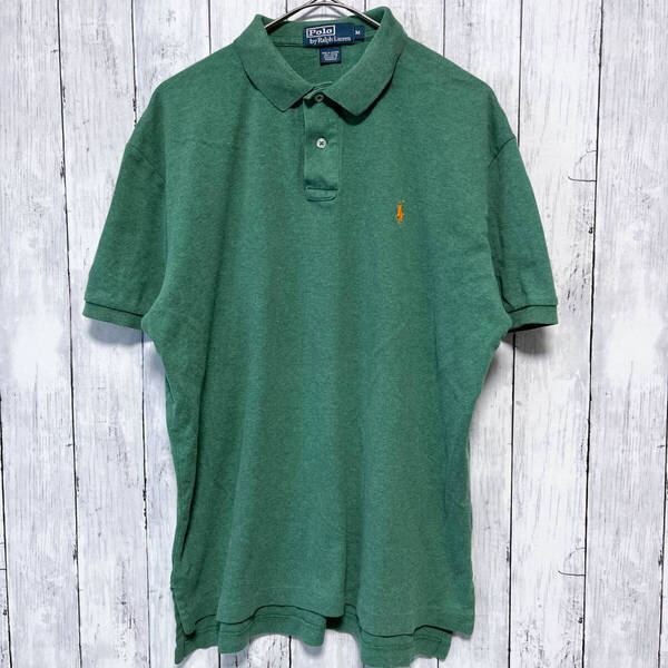 ラルフローレン Ralph Lauren ポロシャツ 半袖シャツ メンズ ワンポイント コットン100% Mサイズ 5‐814