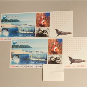 新江ノ島水族館ペアチケット★招待券2枚セット★複数対応可★有効期限2024年9月30日