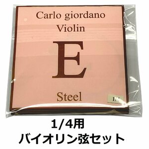 【1/4用】Carlo Giordano カルロ・ジョルダーノ VNS-260 1/4用 バイオリン用 ナイロン弦セット