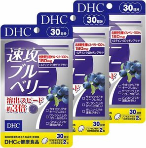 新品◆DHC 速攻ブルーベリー 30日分×3袋セット (90日分)/送料無料