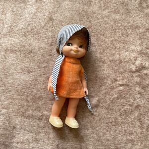  sofvi retro кукла кукла Vintage надеты . изменение кукла девочка общая длина примерно 13cm Vintage Showa Retro подлинная вещь 