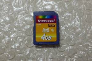 Transcend SDHC card 150 speed 4GB CLASS6 Samsung 32nm SLC