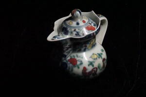 中国　磁器　　明朝　　成化時代　　おゆ差し　せん茶道具。