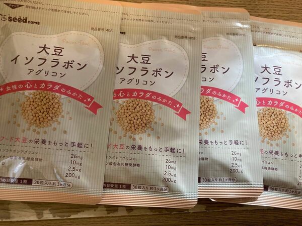 アグリコン型大豆イソフラボン 4袋
