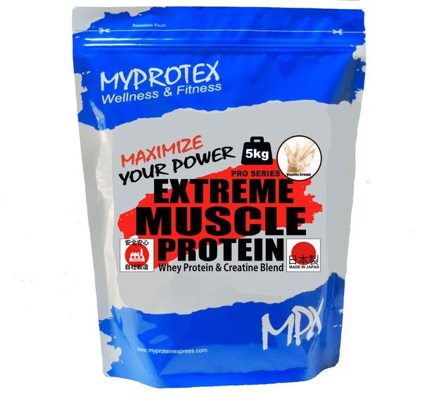 ホエイプロテイン 5kg クレアチン配合 マイプロテックプロテイン バニラ味 RG Extreme Muscle Protein