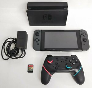 □通電確認＆初期化済み NINTENDO SWITCH HAC-001 本体 ニンテンドー スイッチ スナックワールドトレジャラーズゴールド ソフト付き□埼玉