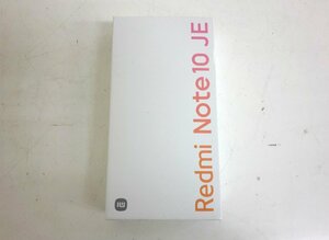 高崎店【中古品】u5-62 Xiaomi シャオミ Redmi Note 10 JE XIG02 クロームシルバー 初期化・簡易動作確認済み IMEI判定○