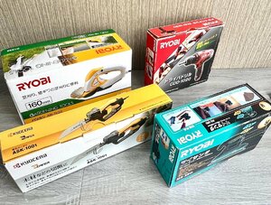 小樽店【動作確認】まとめ売り 6-3 RYOBI ドライバドリルCDD-1020 マイサンダMS-350 バリカンAB-1620 KYOCERA 電動ノコギリASK-1001