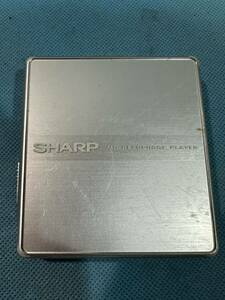 SHARP ポータブルMDプレイヤー MD-ST600-S 動作未確認