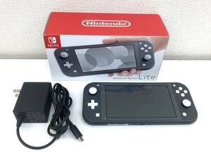 6-4【中古品】 Nintendo Switch Lite ／ニンテンドースイッチライト HDH-001 グレー