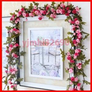 JLY067# Super Long size approximately 2.3m!! wedding wedding .! pretty rose. arch tsuta artificial flower art flower arrangement bouquet 