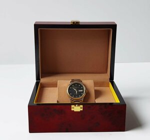 YWQ087 腕時計 収納 ケース 箱 ディスプレイ ボックス コレクション クッション 持ち運び 木 アクセサリー ジュエリー