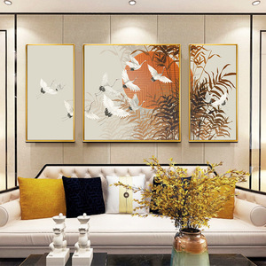 Art hand Auction CSN502#Great Value♪ Flower and Bird Paintings, Set of 3, Art Panel, Decorative Painting, Wall Hanging, Mural, Framed, Interior Decoration, Fine Art, Landscape Painting, Feng Shui Painting, 4 Types to Choose From, Painting, Japanese painting, Flowers and Birds, Wildlife