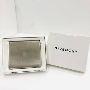 6-0010[GIVENCHY Givenchy money clip ] men's stainless steel . inserting . tongs brand silver group .. purse 1 jpy exhibition 1 jpy start 