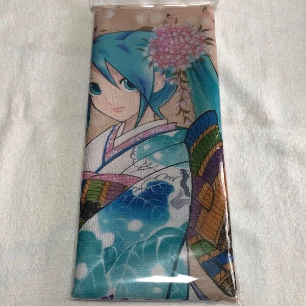 琳派×アニメ展 琳派展 初音ミク×桜に小禽 タペストリー のれん