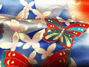 ** silk : butterfly pattern bokashi is gire36×312 beautiful goods **