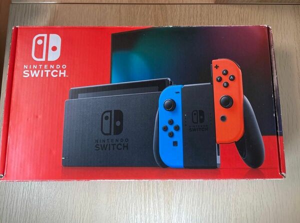 Nintendo Switch Joy-Con （L）ネオンブルー/（R）ネオンレッド 新モデル ニンテンドースイッチ 一式 美品