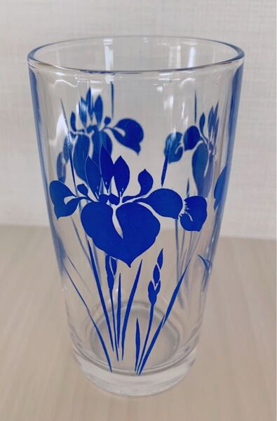 【昭和レトロ】【未使用品】東洋ガラス レトログラス 5個セット 花柄