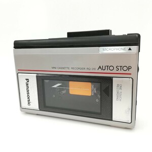 103 Panasonic パナソニック ミニ カセット レコーダー RQ-310 AUTO STOP カセットプレーヤー カセットレコーダー 動作未確認 ジャンク