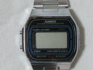 ◆不動品　CASIO/カシオ　 メンズ　デジタル クロノグラフ　腕時計　A164W　ジャンク