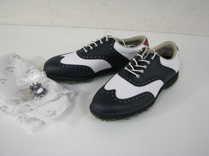  beautiful goods Callaway Callaway golf shoes JVM180-16 26.5cm white × navy 