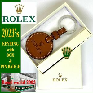 2023’s★ Rolex ロレックス ★KeyRing with Box & Pinbadge ★BASELWORLDバーゼルワールド・未使用非売品