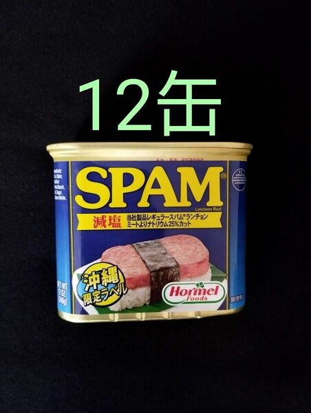 SPAM スパム 減塩 340g 12缶