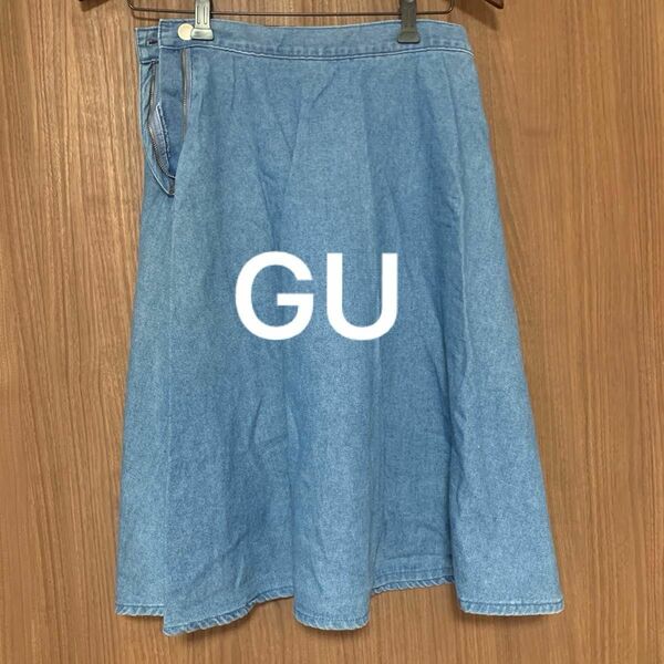 GU デニムスカート